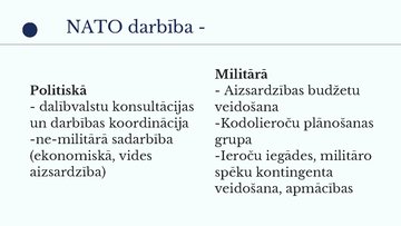 Prezentācija 'NATO - Ziemeļatlantijas Līguma organizācija', 9.