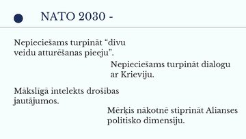 Prezentācija 'NATO - Ziemeļatlantijas Līguma organizācija', 15.