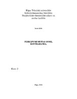 Referāts 'Pārkāpumi muitas jomā,kontrabanda', 1.