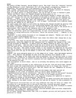 Eseja 'Essay on Area of Study Texts', 1.