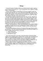 Konspekts 'Vikingi', 1.