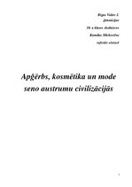 Referāts 'Apģērbs, kosmētika un mode seno austrumu civilizācijās', 1.