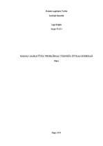 Eseja 'Manas saskatītās problēmas tiesnešu ētikas kodeksā', 1.