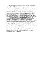 Eseja 'My Role Model - Emma Watson', 1.