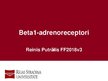 Prezentācija 'Beta-1 adrenoreceptori', 1.