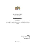 Prakses atskaite 'Ēkas starpstāvu pārseguma nesošo tērauda konstrukciju projekts', 1.