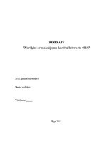 Referāts 'Norēķini ar maksājuma kartēm interneta vidē', 1.