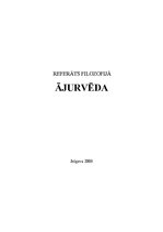 Referāts 'Ājurvēda', 1.