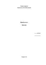 Konspekts 'Konkurence', 1.