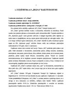 Prakses atskaite 'Prakse komercdarbības organizācijā AS "Diāna"', 5.