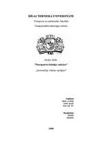 Referāts 'Transporta līdzekļu uzbūve. Automobiļa vilkmes aprēķins', 1.
