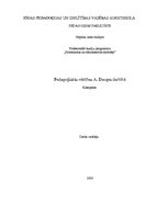 Konspekts 'Pedagoģiskās vērtības A.Dauges darbībā', 1.
