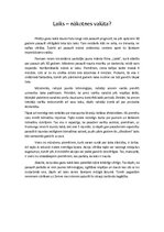 Eseja 'Laiks kā valūta', 1.