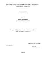 Eseja 'Vērojumi dabā, izpratnes un pozitīvās attieksmes veidošana', 1.