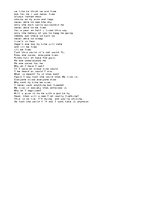 Eseja 'The Way We Feel ', 1.