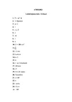 Konspekts 'Atkartojuma testi matemātikā 12.klasei', 3.