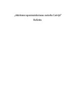 Referāts 'Atkritumu apsaimniekošanas metodes Latvijā', 1.