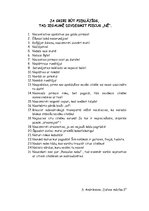 Konspekts 'Ja gribi būt pieklājīgs, tad iegaumē divdesmit piecus "nē"', 1.