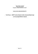 Diplomdarbs 'Aviokompānijas "Air France - KLM" konkurētspējas analīze starptautiskajā tirgū u', 1.