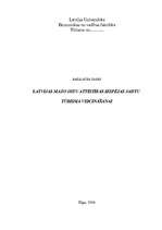 Diplomdarbs 'Latvijas mazo ostu jahtu tūrisma attīstības iespējas', 1.