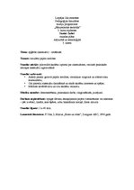 Konspekts 'Stundas plāns mājturībā 3.klasei', 1.