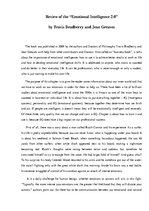 Eseja 'Reading Review of the "Emotional Intelligence 2.0" by Travis Bradberry and Jean ', 1.