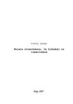 Referāts 'Noieta stimulēšana, tā līdzekļi un izmantošana', 1.