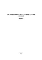 Diplomdarbs 'Nokavējums kā neatļauta darbība saistību neizpildē', 1.