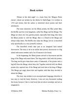 Eseja 'Book review: "Pirates in the dark night"', 1.