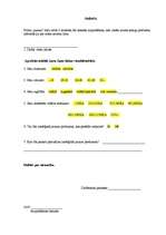 Paraugs 'Anketa', 1.