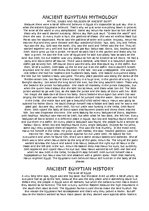 Referāts 'Ancient Egyptian Mythology', 1.