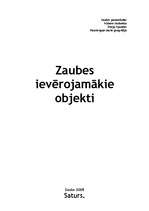 Referāts 'Zaubes ievērojamākie objekti', 1.