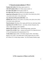 Konspekts 'The Comparison of Economics Situation in Mexico and in Latvia', 5.