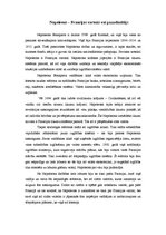 Eseja 'Napoleons - Francijas varonis vai pazudinātājs', 1.