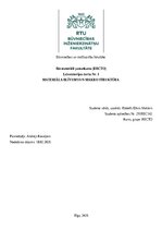 Paraugs 'Materiāla blīvums un makrostruktūra', 1.