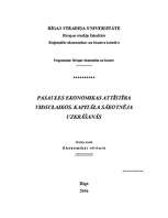 Eseja 'Pasaules ekonomikas attīstība viduslaikos. Kapitāla sākotnēja uzkrāšanās', 1.