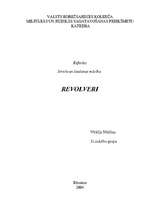 Referāts 'Revolveri', 1.