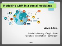 Prezentācija 'Modelling CRM in a Social Media Age', 1.