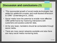 Prezentācija 'Modelling CRM in a Social Media Age', 12.