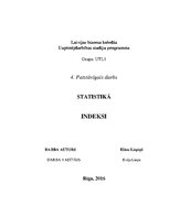 Paraugs 'Patstāvīgā darba izpilde par tematu "Indeksi"', 1.