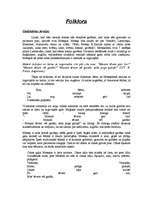 Konspekts 'Folklora, folkloras godi, gadskārtas ieražas', 1.