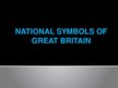 Prezentācija 'National Symbols of Great Britain', 1.