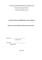 Referāts 'Apmaksas sistēmas pašapkalpošanās veļas mazgātavās', 1.