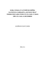 Referāts 'Kārļa Ulmaņa un autoritārā režīma slavināšana laikraksta "Jaunākās Ziņas" publik', 1.