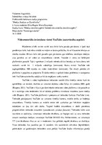 Konspekts 'Videomateriālu ievietošana vietnē YouTube. Autortiesību aspekti', 1.