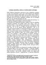 Referāts 'Attiecības starp sektām, tradicionālajām konfesijām un sabiedrību', 1.