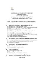 Konspekts 'Būvobjekta darba aizsardzības dokumentācijas mapes satura rādītājs', 1.