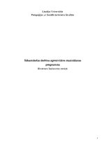 Referāts 'Saskarsmes treniņš', 1.