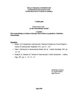 Konspekts 'Masu komunikācija un kultūras industrija. Masu kultūra un popkultūra. Subkultūru', 1.