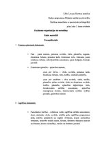 Paraugs 'Pasākumu organizācija un metodika. Faktu materiāli personālizstādei', 1.